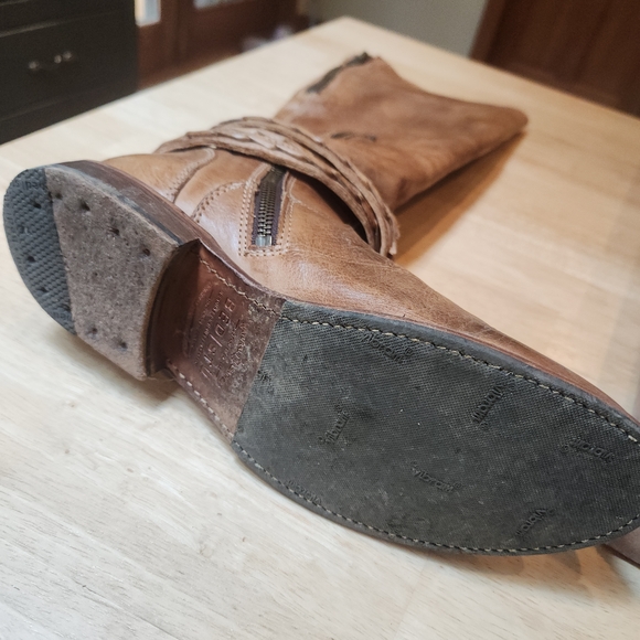 Bed|Stu Women's Eva Brown Leather Boots - Picture 7 of 11